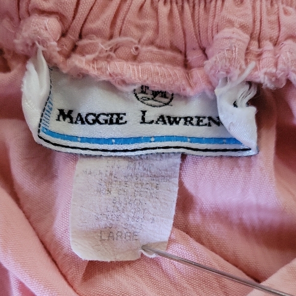 Magguie Lawrence Vintage Skirt Maxi  90's Pink Color Size L - Picture 8 of 9